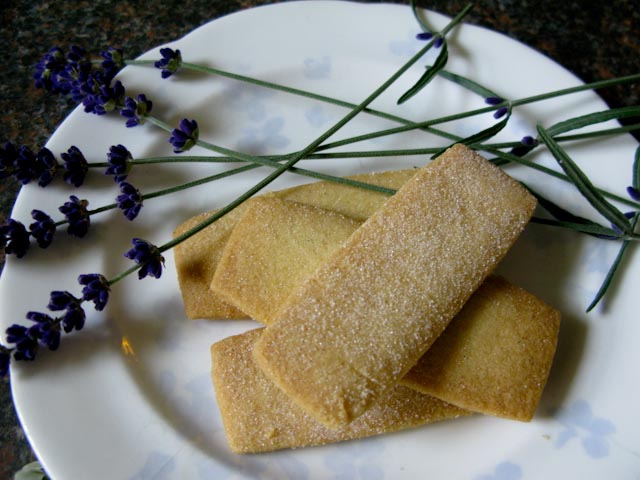 Lavender short bread